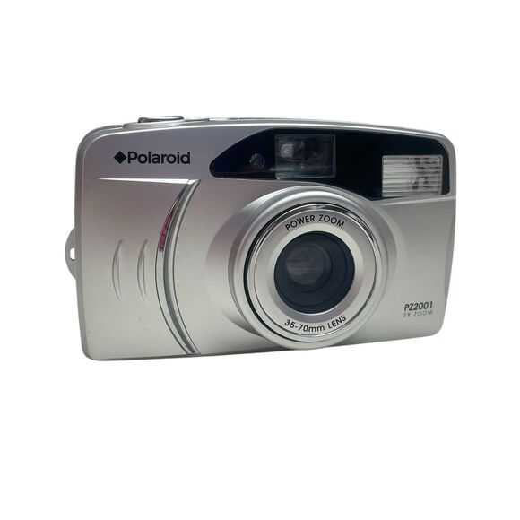 Polaroid PZ2001 Power Zoom 35mm Film Camera 35-70mm Lens & Case Works - Picture 1 of 16